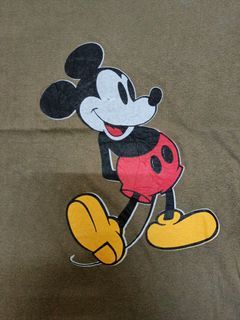Tshirt vintage kartun mickey mouse
