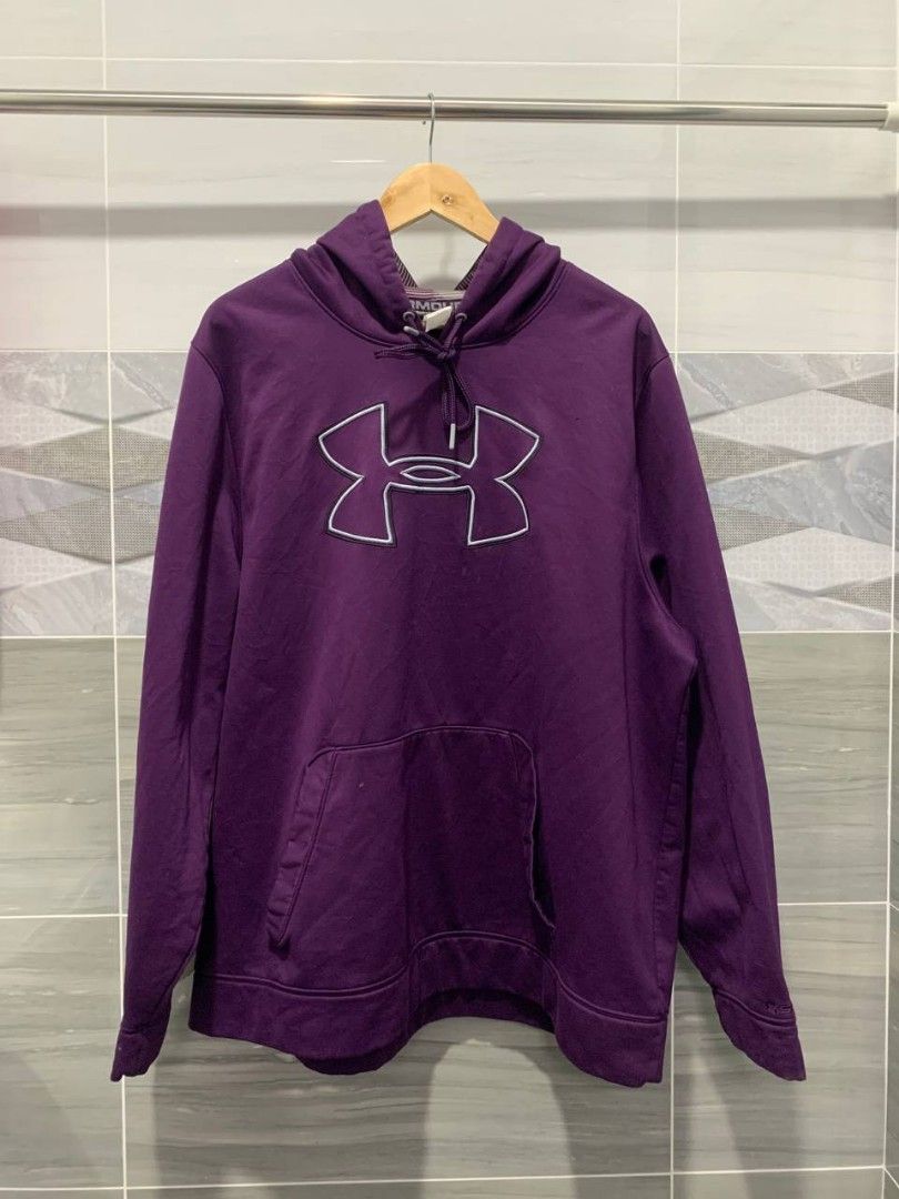 Under armour hoodie fashion online purple