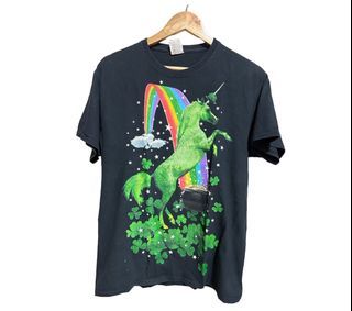 Unicorn Shamrock Rainbow Shirt