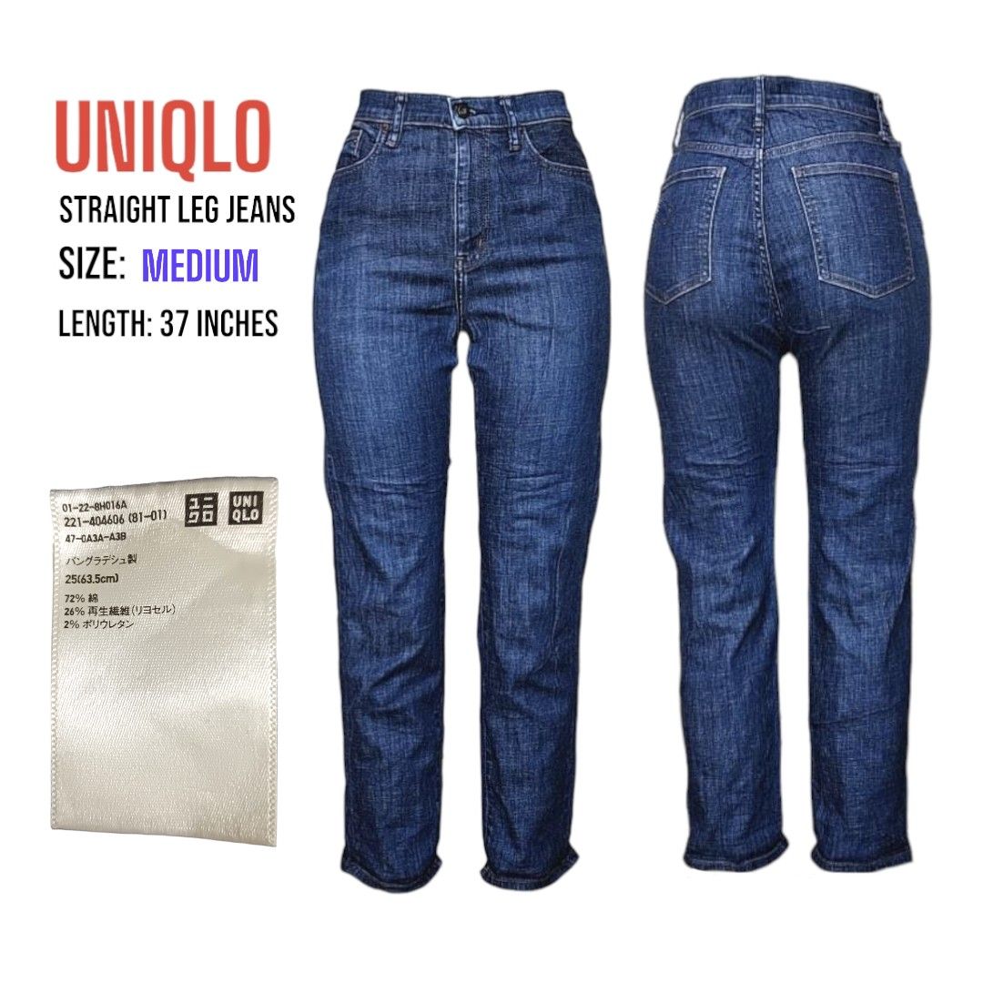 UNIQLO HEATTECH HIGH WAIST PANTS, Women's Fashion, Bottoms, Jeans on  Carousell