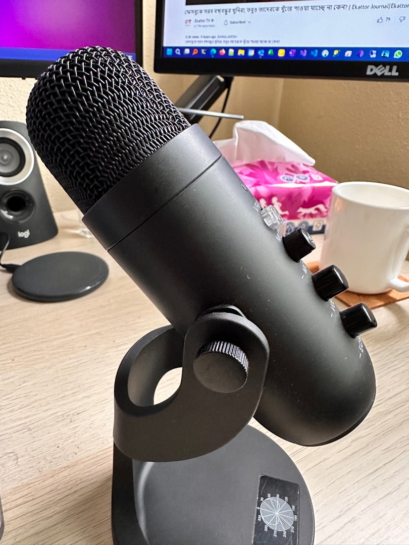 USB Noise Cancelling Microphone for Streaming Zoom MS Teams, Audio