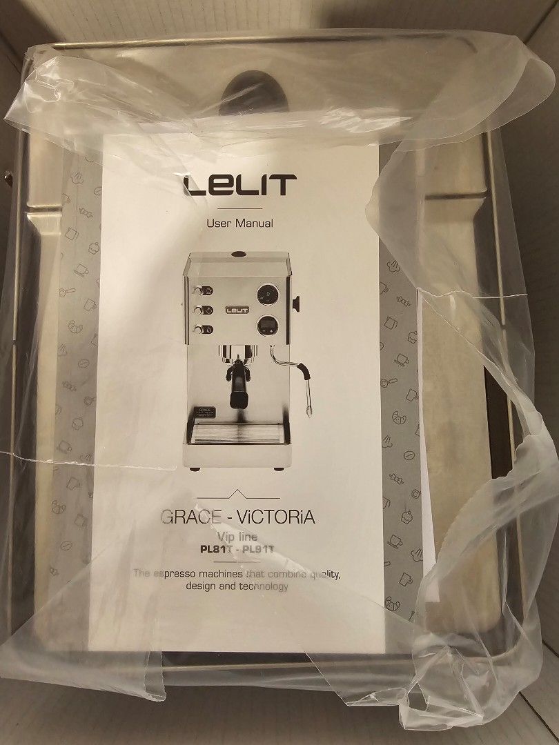 Used Lelit Victoria espresso machine in good condition, TV & Home