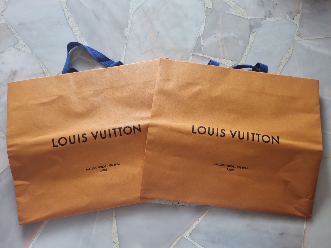 Genuine Louis Vuitton Paper Shopping Gift Bag  14"x9.75"x4.25"