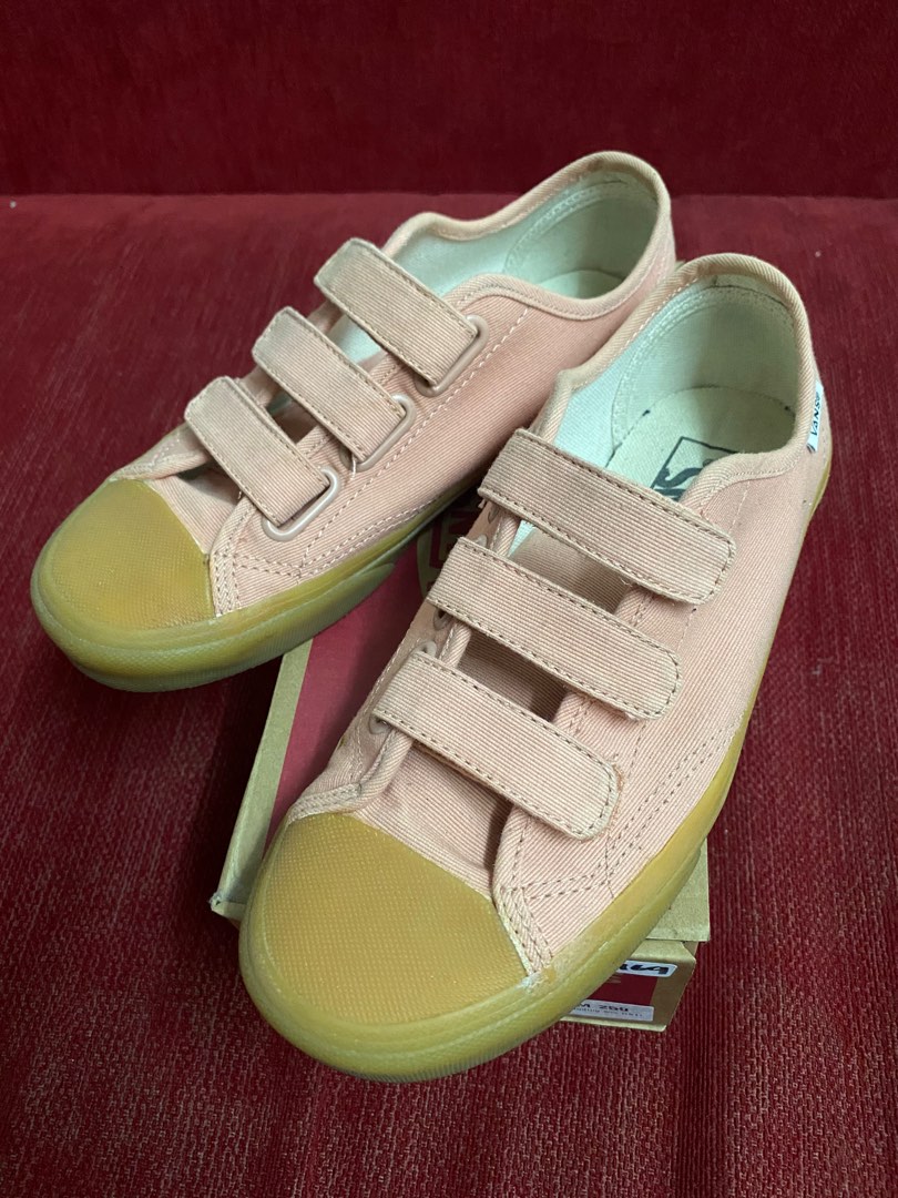 Tan velcro vans top