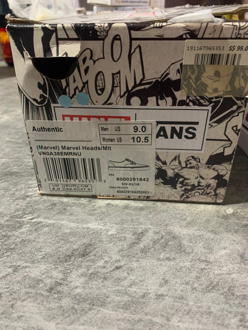 Vans x Marvel Marvel Heads Women s Fashion Footwear Sneakers