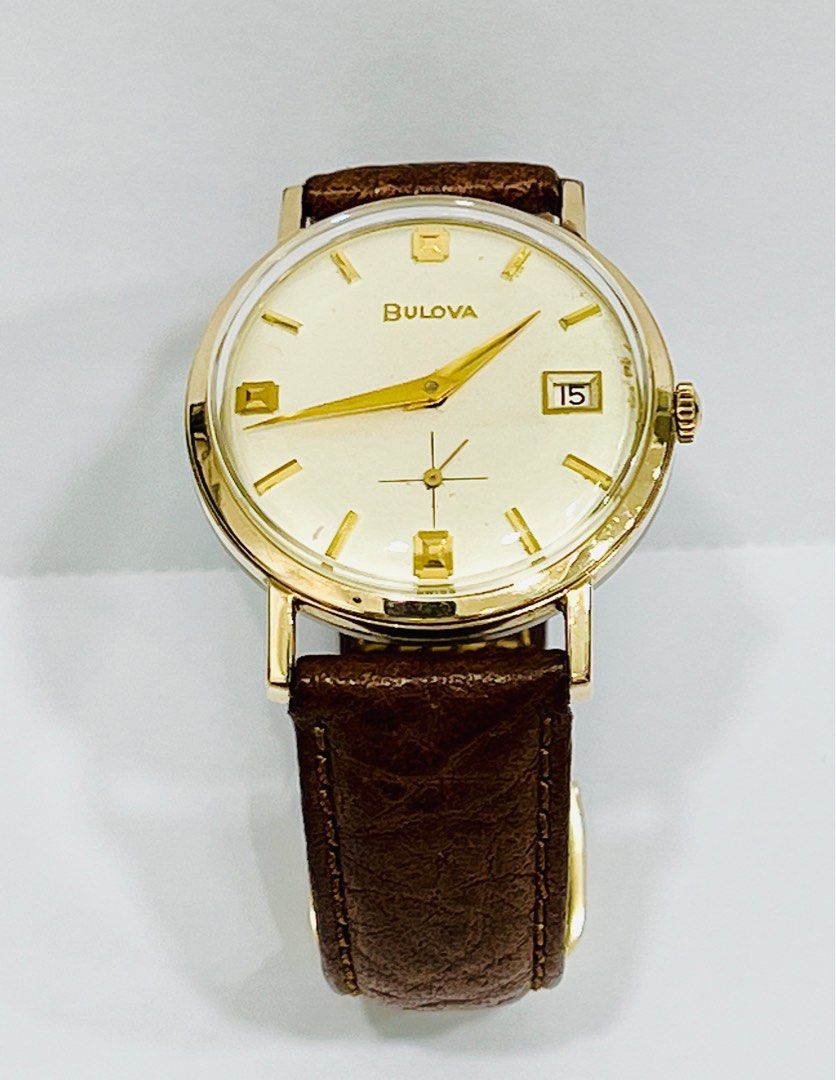Bulova m7 10k rgp sale bezel stainless steel back