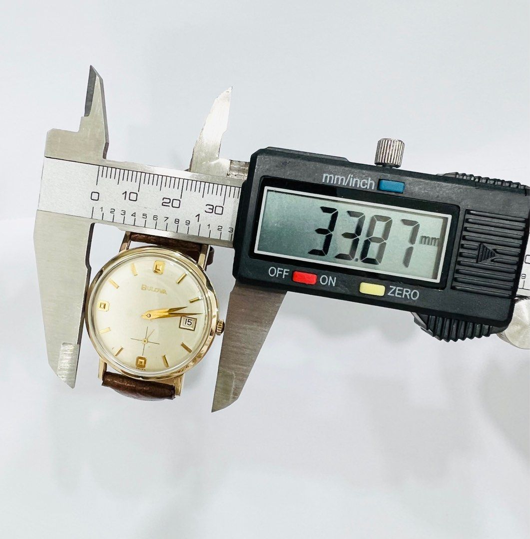 Bulova m7 10k rgp bezel stainless steel back on sale