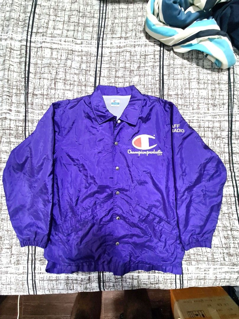 Purple coach jacket online