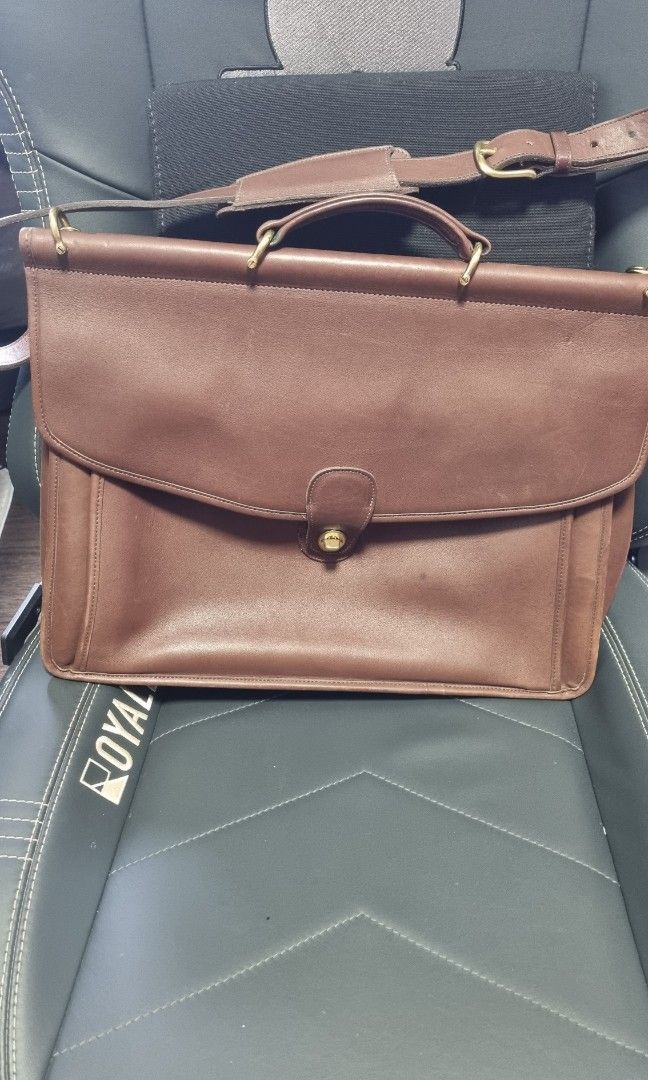 Coach beekman briefcase british tan hot sale
