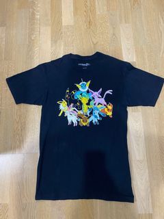 Art Pokemon Eevee Evolution Rainbow Japanese Anime Full Print Polo Shirt