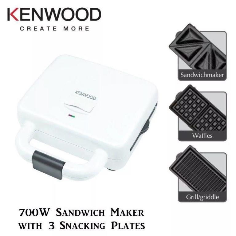 Kenwood Waffle, Grill and Jaffle Maker, TV & Home Appliances, Kitchen