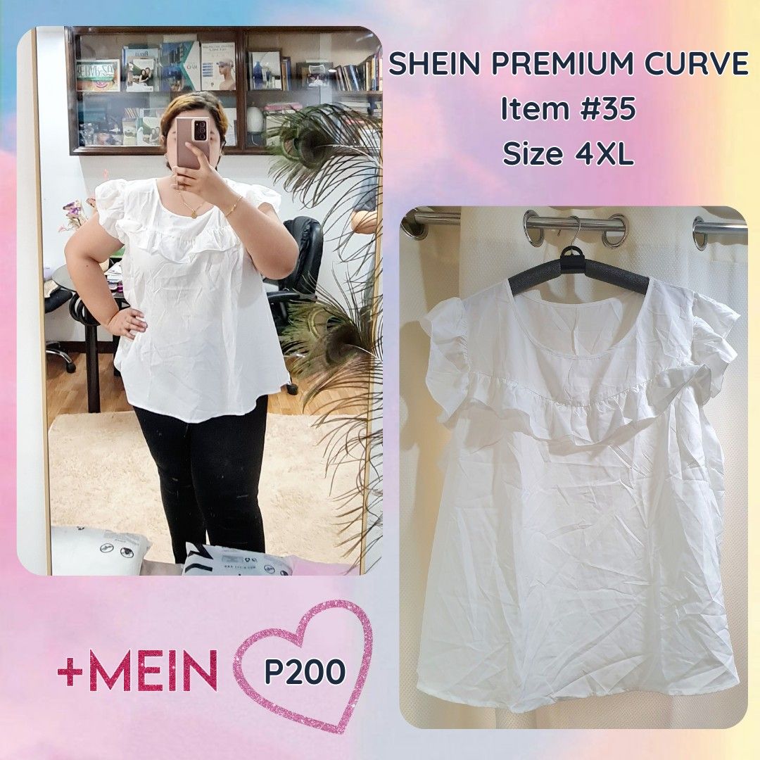 Brand New Shein Curve white top - 2xl/Uk 16, Women's Fashion, Tops