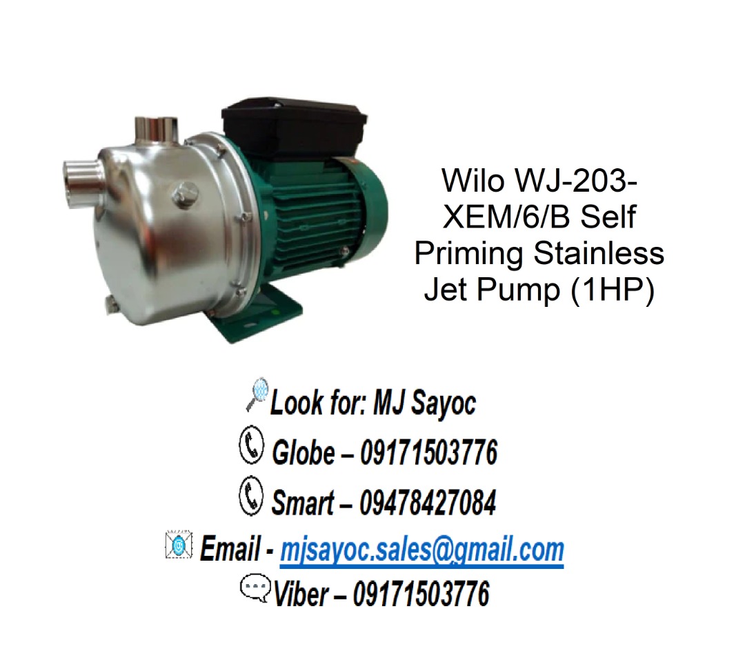Wilo WJ 203 Jet Centrifugal Pump