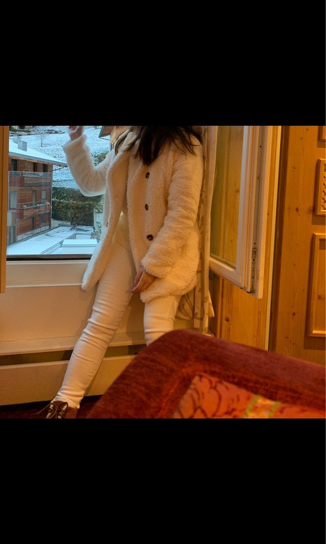 Fuzzy teddy clearance bear coat