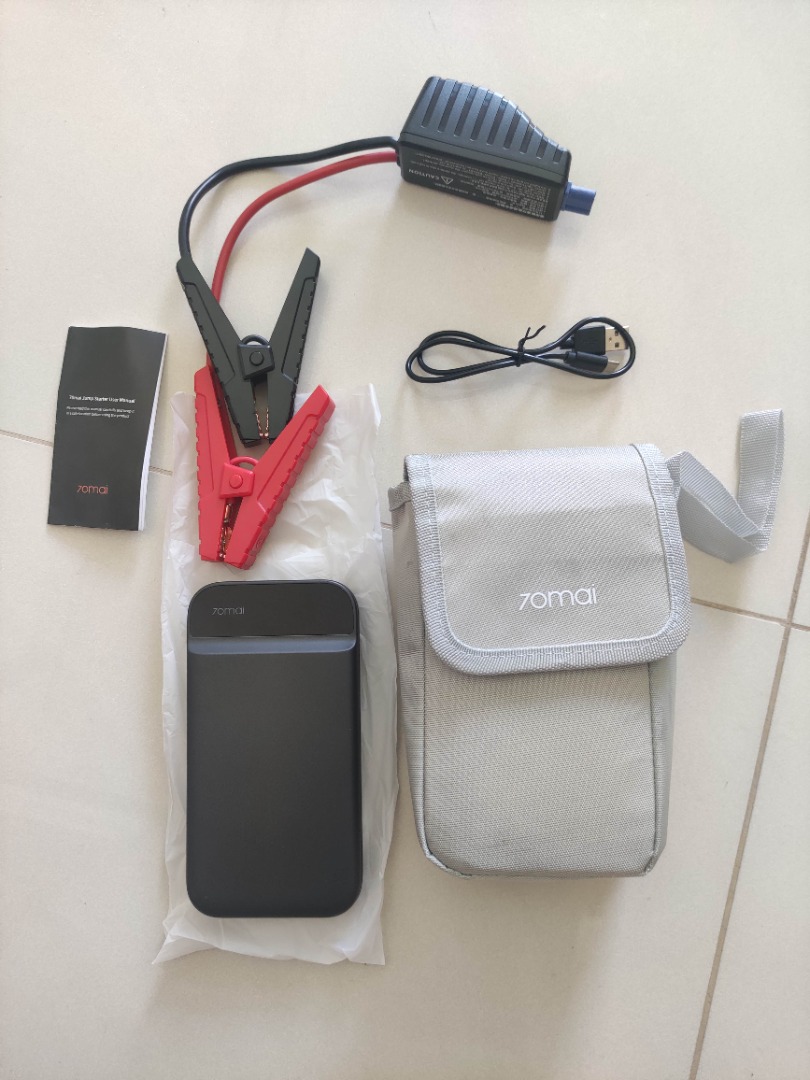 Xiaomi 70Mai Jump Starter Midrive PS01 11000mAh Powerbank+Light, Car ...