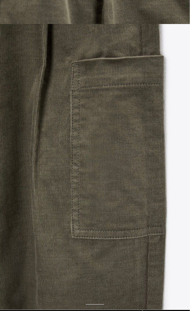 Zara needlecord store joggers