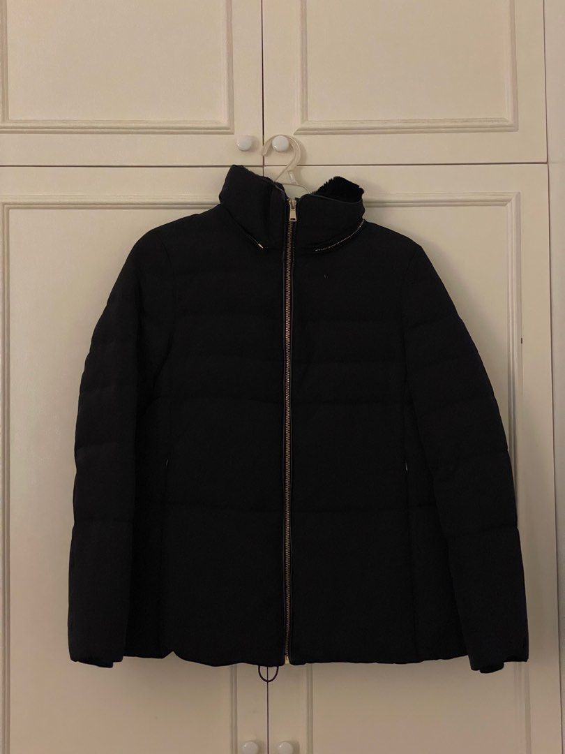 Zara Puffer Jacket with Detachable Hood on Carousell