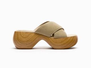 Zara wooden clogs