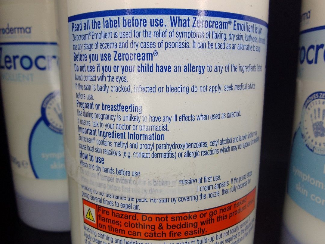 Zeroderma UK Zerocream 500g For The Treatment Of Dry Skin Conditions