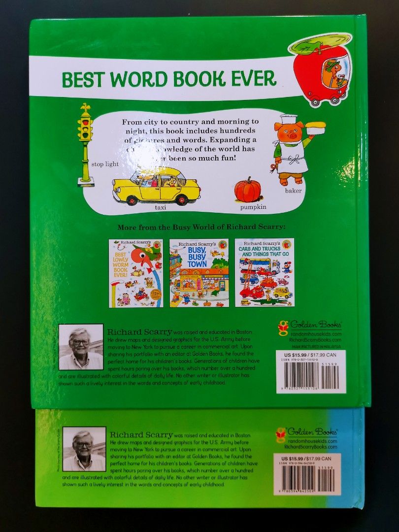 Best　Ever　Books　Book　$15　Toys,　Free　(Giant　for　Children's　Shipping,　Book)　Richard　Carousell　Scarry's　on　Word　Hobbies　Magazines,　Books