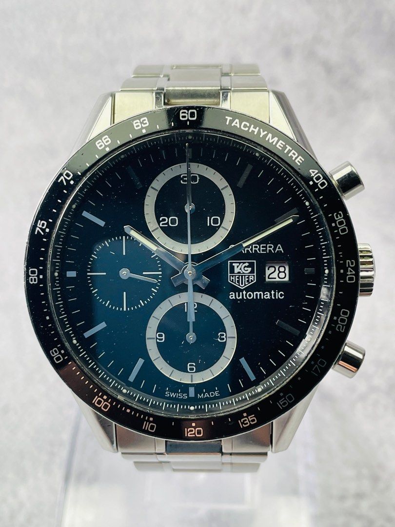 230324 Tag Heuer Carrera Men s Automatic Chronograph Watch Ref CV2010 Calibre 16