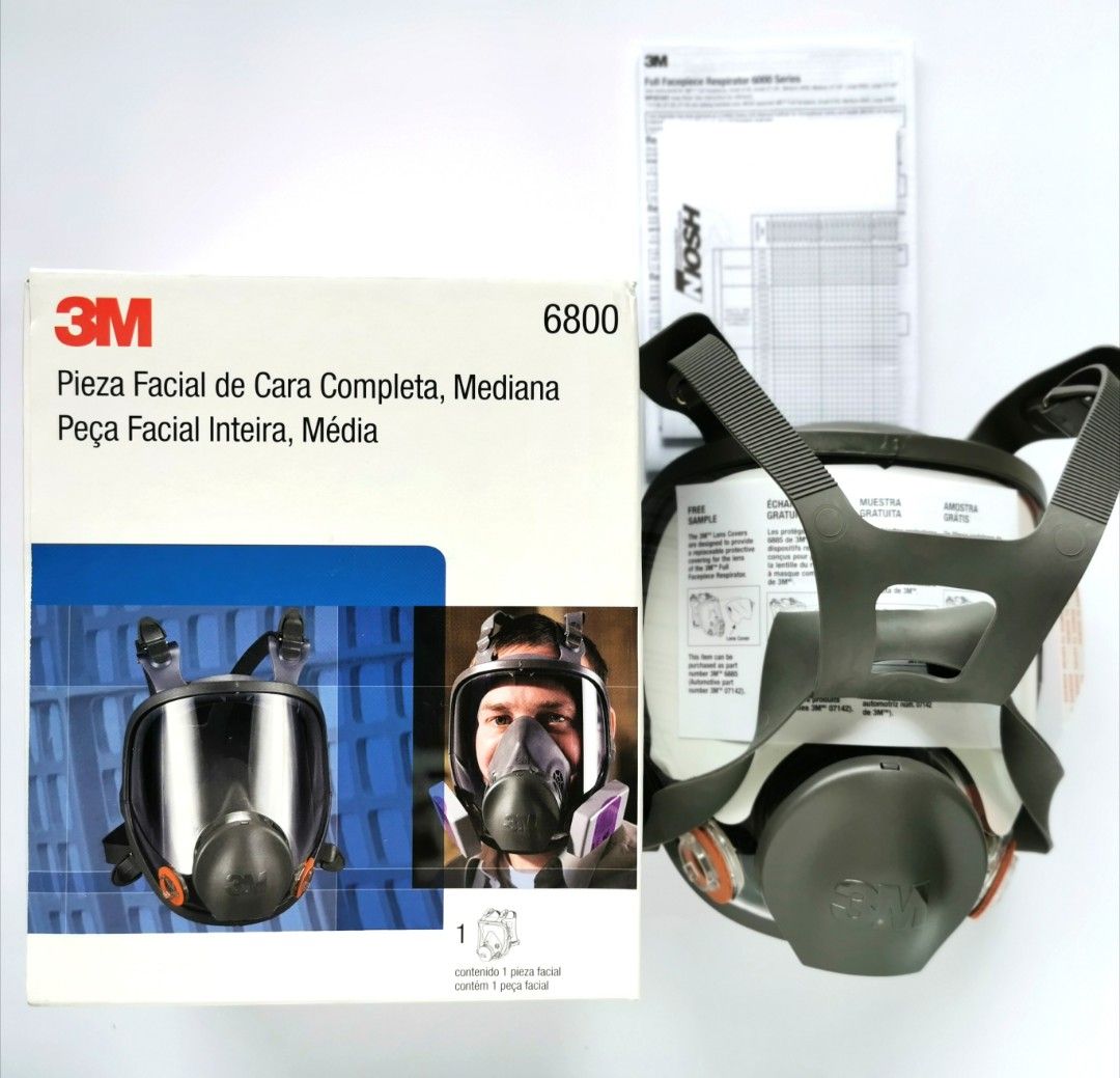 3M Mask 6800 Full Face Protective Mask Anti Paint Spray Odor Anti Industrial Dust Gas Mask main image 1