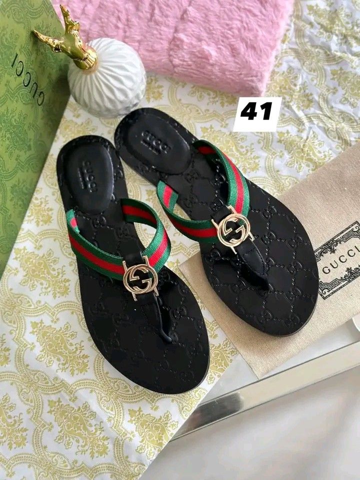 41 GG Thong Sandals Black Sandals Black Flipflops Women s Fashion