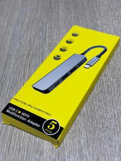 5-in-1 Type C Hub HDMI + 2x Type C + 2x USB