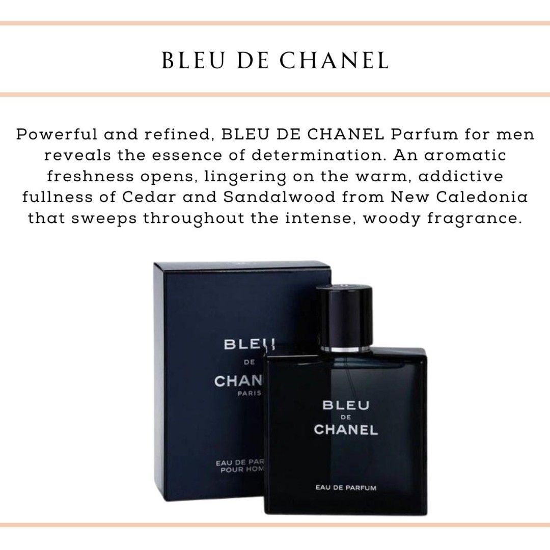  CHANEL BLEU DE Parfum Pour Homme 1.5ml : Beauty