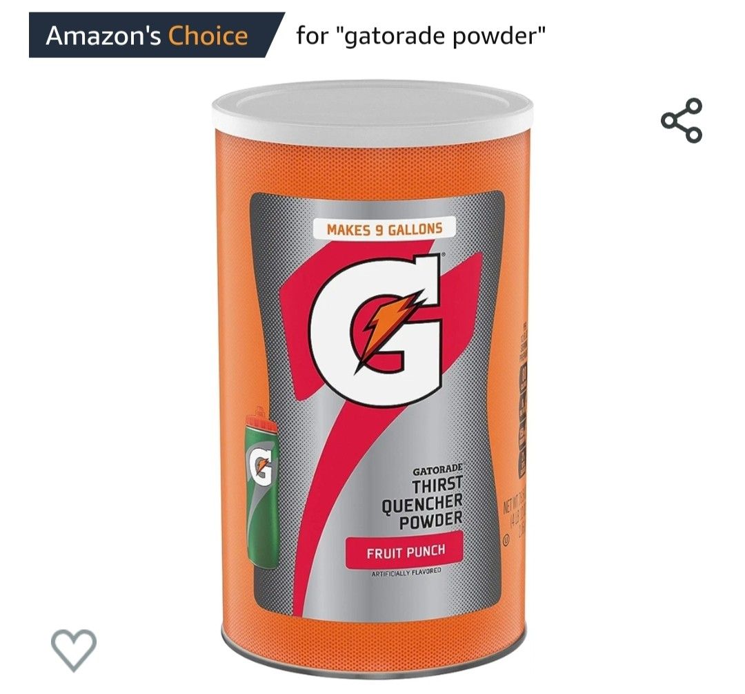 9Gallon Gatorade Powder Mix, Food & Drinks, Beverages on Carousell