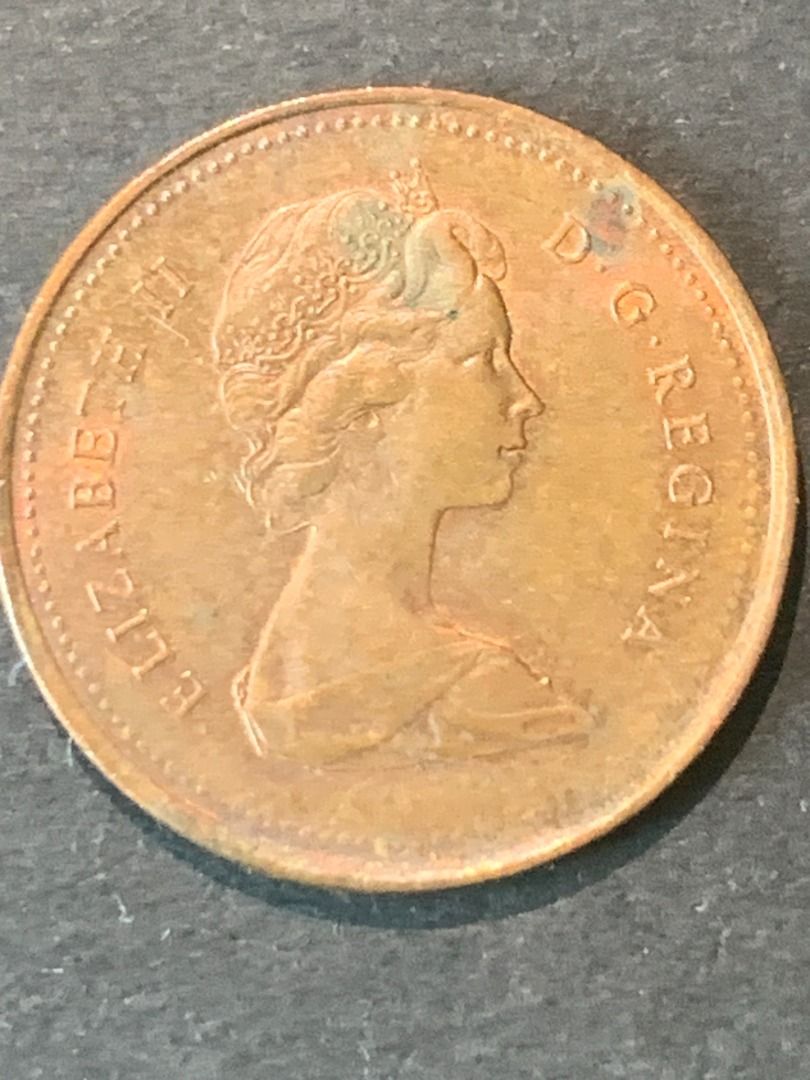 罕有]加拿大舊版最小面值硬幣1979年英女皇一仙銅幣硬幣Canadian coins 1 cents 1979, 興趣及遊戲, 收藏品及紀念品,  錢幣- Carousell