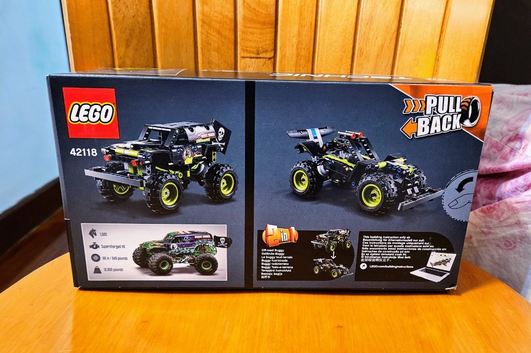 LEGO 42118 Technic Monster Jam Grave Digger Truck, Gelände-Buggy