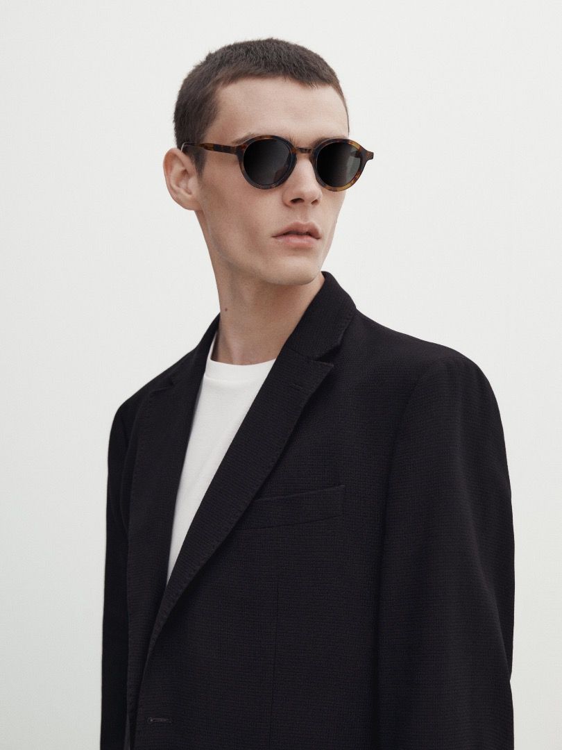 Massimo dutti wool blazer on sale
