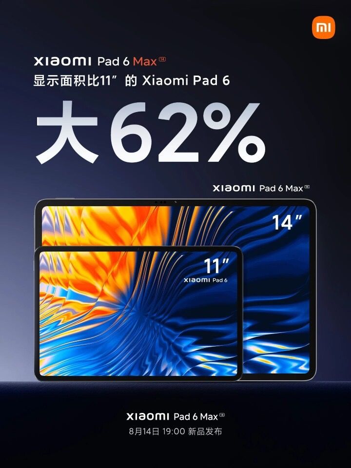 全新🆕 MI 小米Xiaomi Pad 6 Max 14 小米平板6 系列Wi-Fi 8/12/16+256