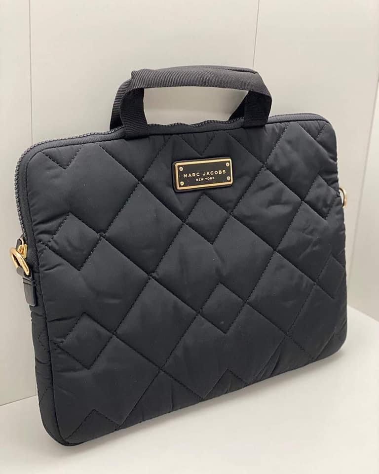 Quilted laptop bag store