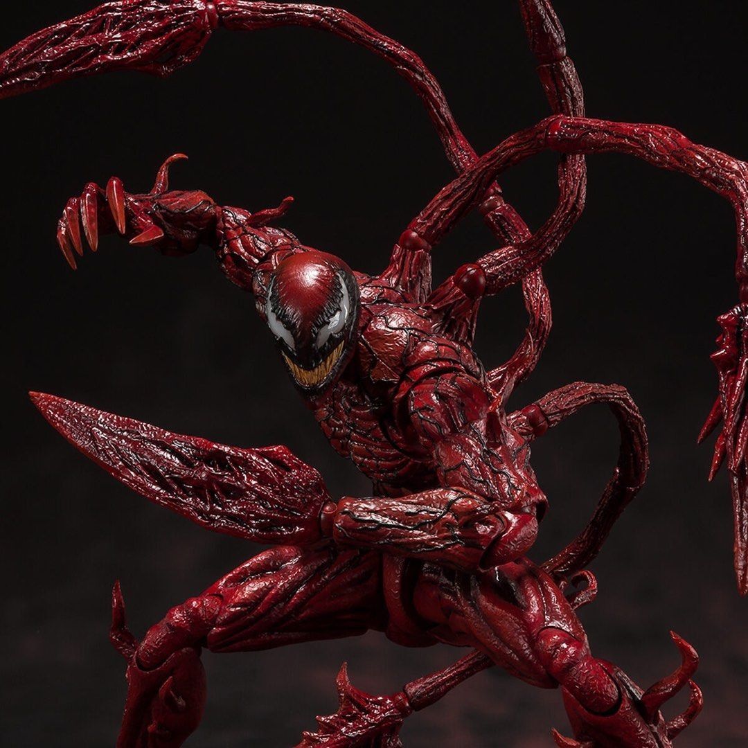 全新日版shf 真骨雕幪面超人舊一號假面騎士可換shf carnage, 玩具收藏