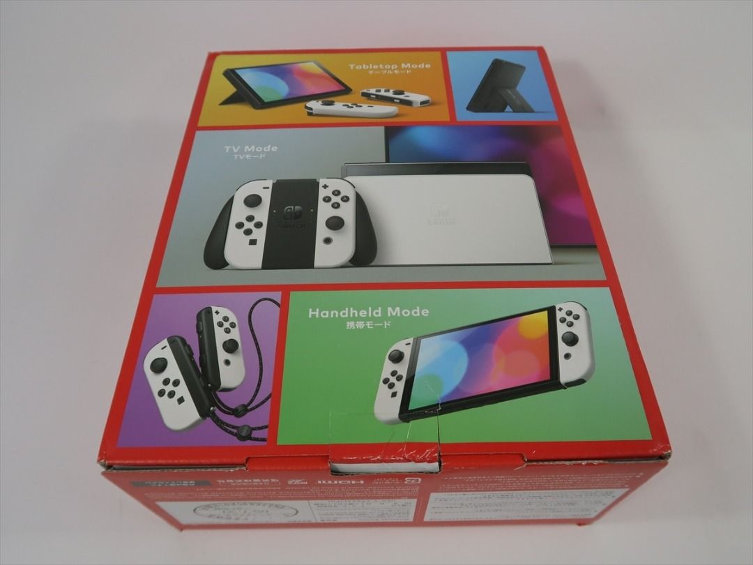 任天堂Switch 有機EL 模型任天堂switch 機身Joy-Con(L)/(R) 白盒損壞