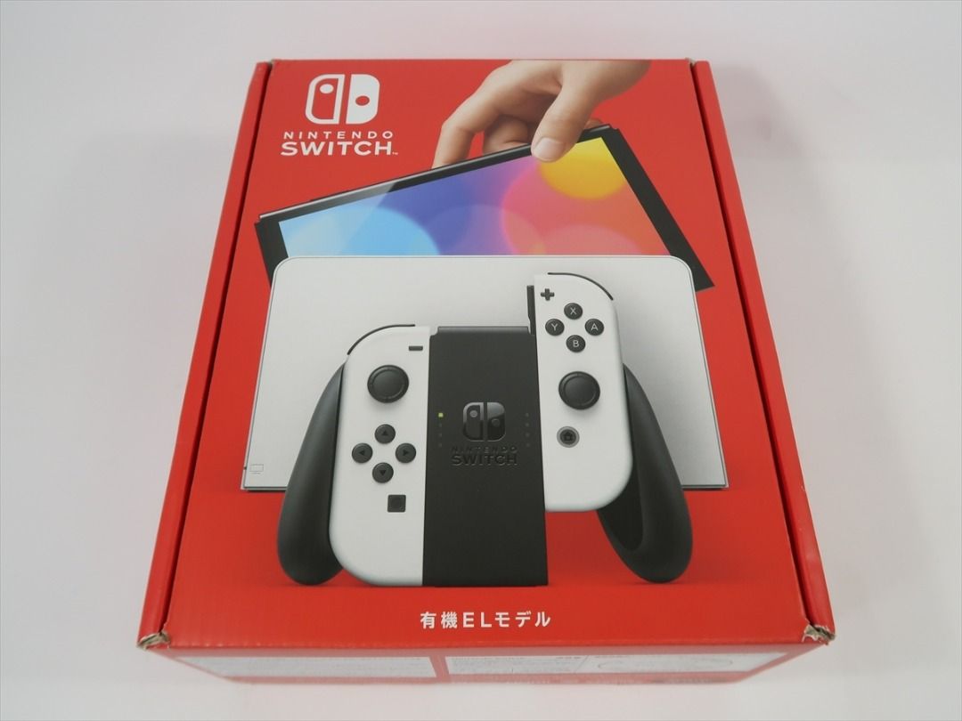 任天堂Switch 有機EL 模型任天堂switch 機身Joy-Con(L)/(R) 白盒損壞