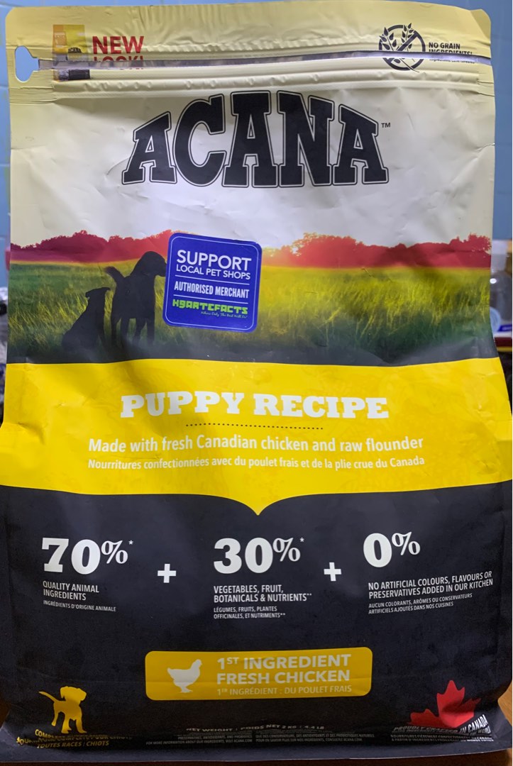 Acana Dog Food (Puppy recipe) 2kg Pet Supplies Pet Food on Carousell