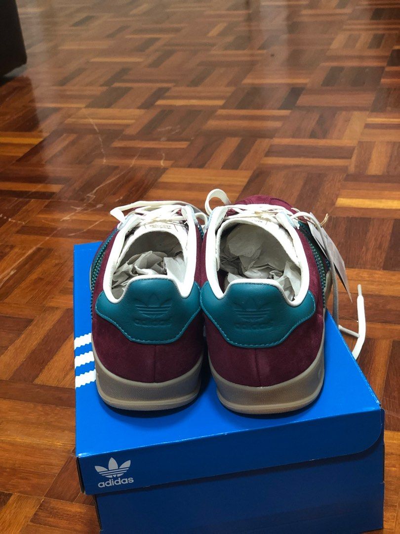 Adidas originals gazelle sale claret and blue