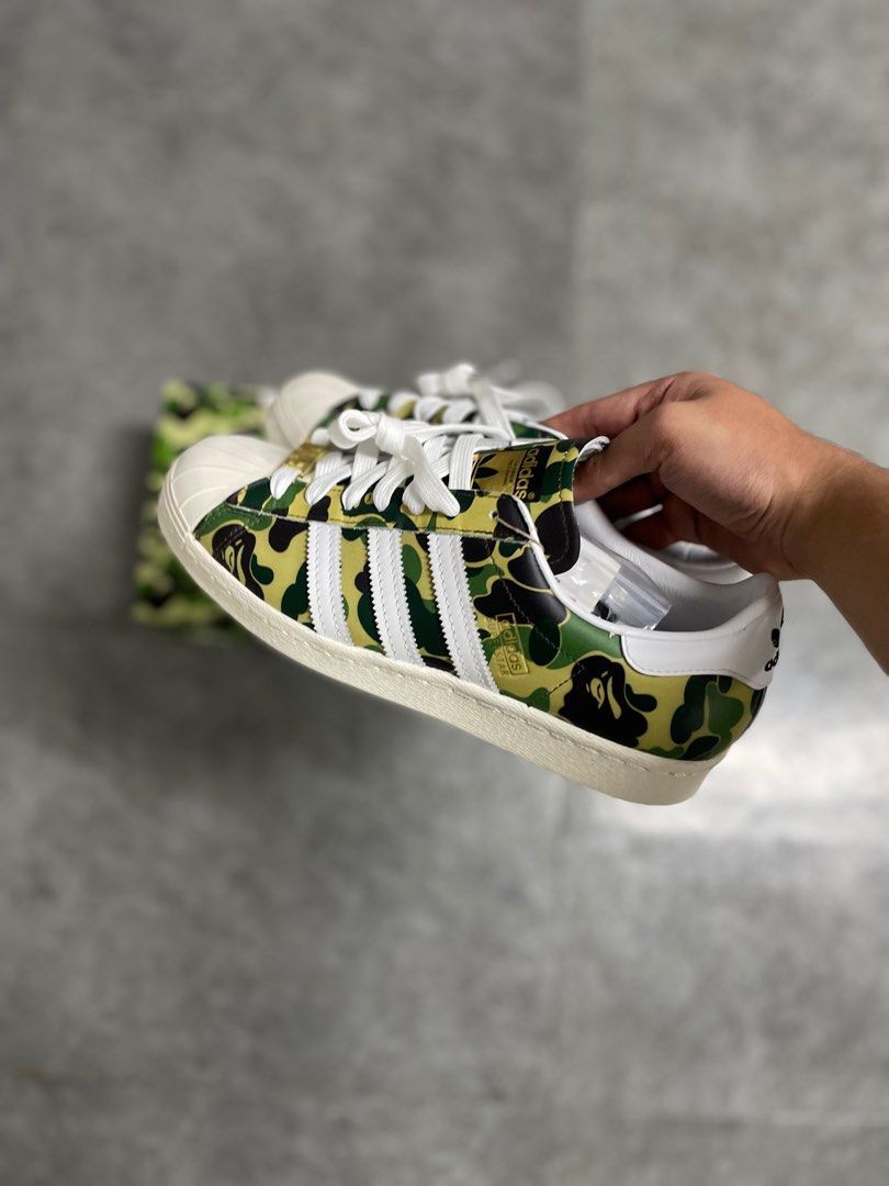 Adidas Superstar x Bape Men s Fashion Footwear Sneakers on