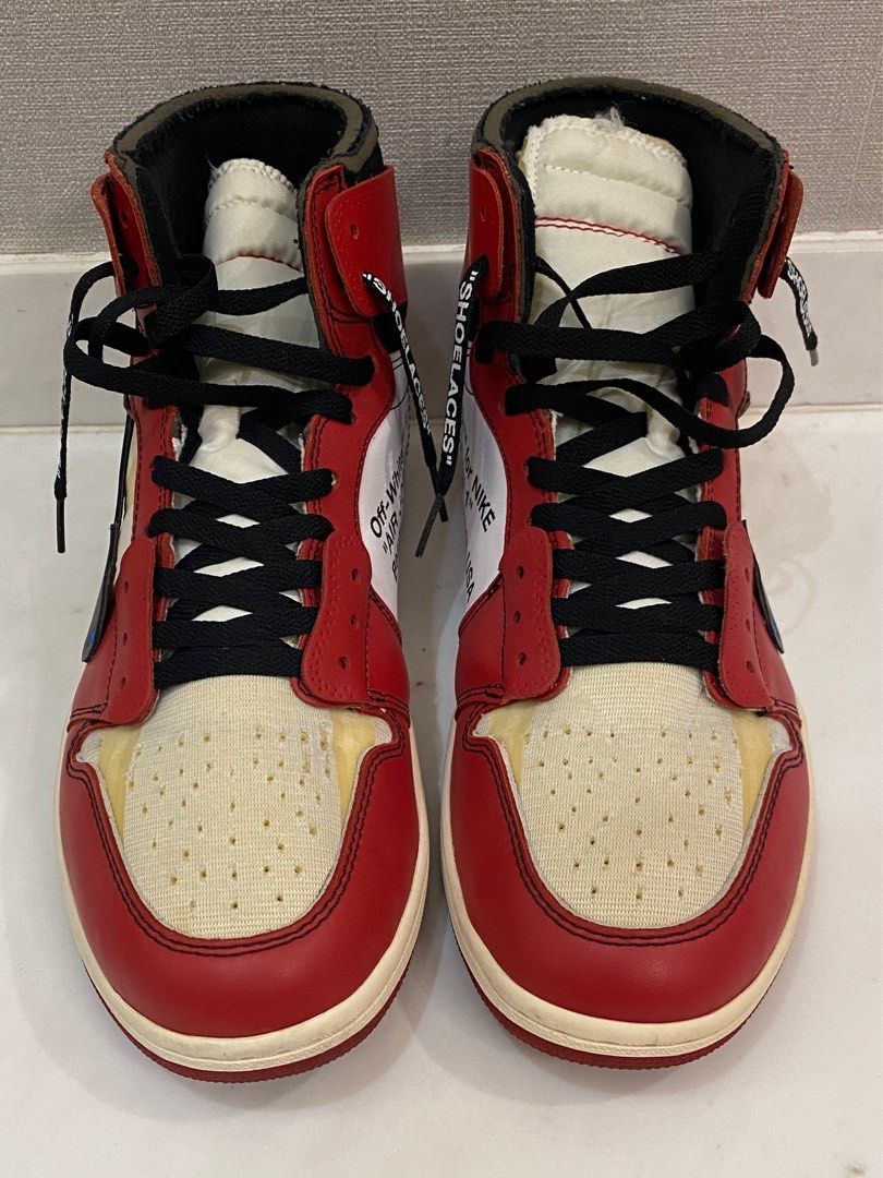 Nike air jordan 1 deals x off white chicago