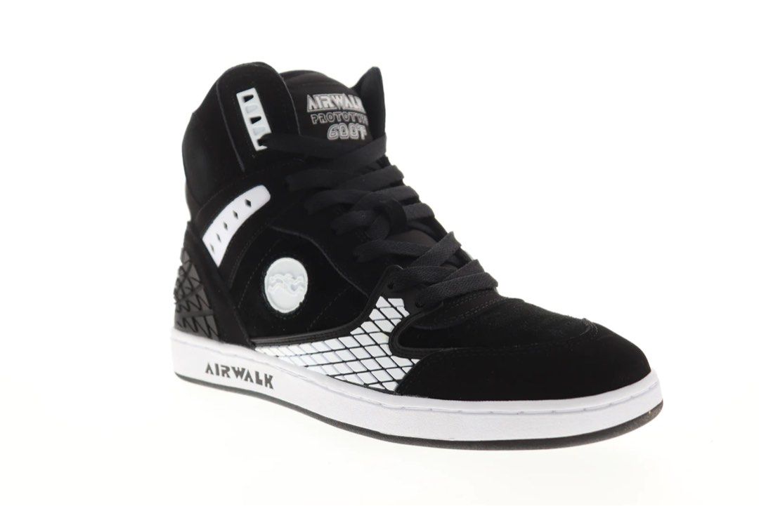 Airwalk VIC Disaster Prototype 600 F Black suede Hi cut Shoes