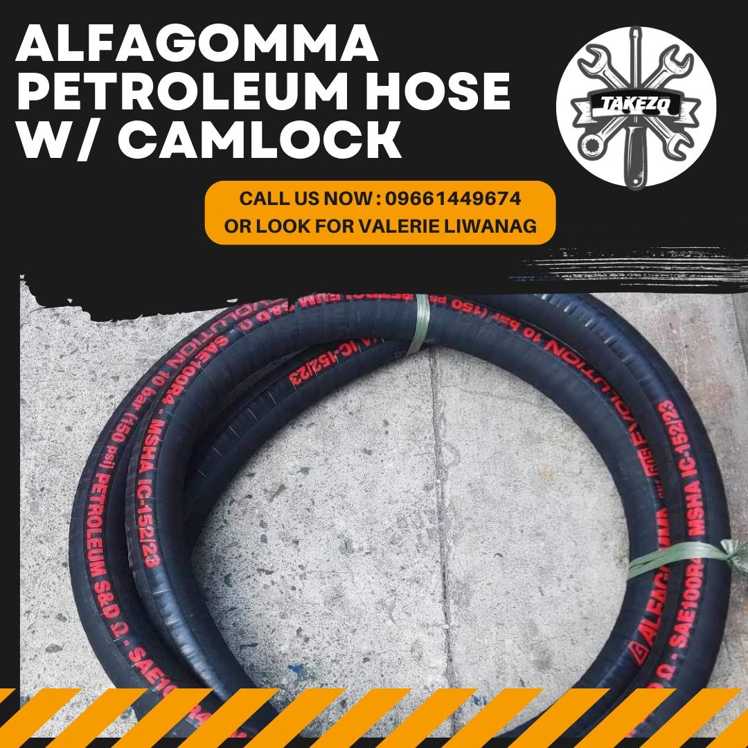 ALFAGOMMA PETROLEUM HOSE W/ CAMLOCK, Commercial & Industrial