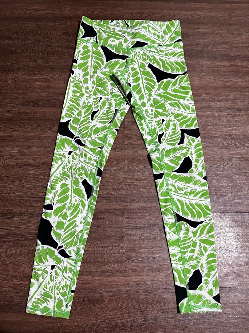 Alo Yoga Women's Airbrush Legging, Palm Springs/Glow Stick