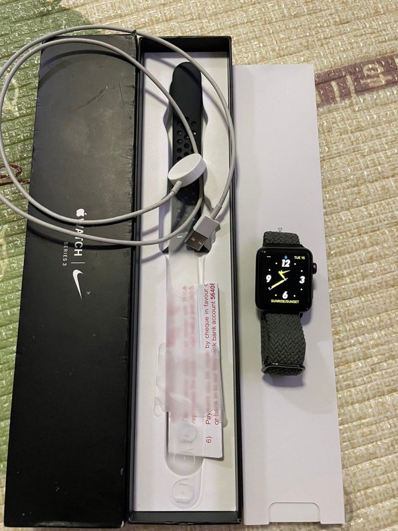 Apple series 3 best sale nike edition