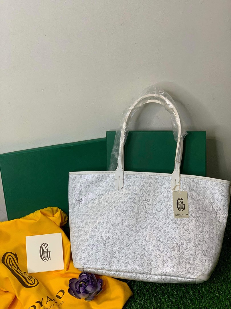 Goyard Artois Tote PM White