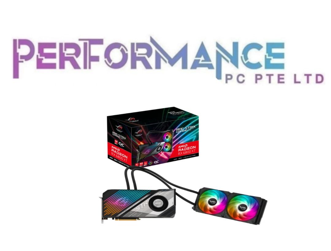 ASUS ROG Strix LC Radeon RX 6800 XT RX6800XT Gaming OC 16GB GDDR6 with