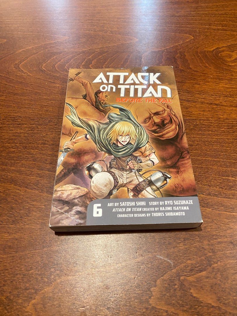 Attack on Titan Before the Fall manga English vol 1-8, Hobbies & Toys - Attack On Titan Before The Fall Vol 1