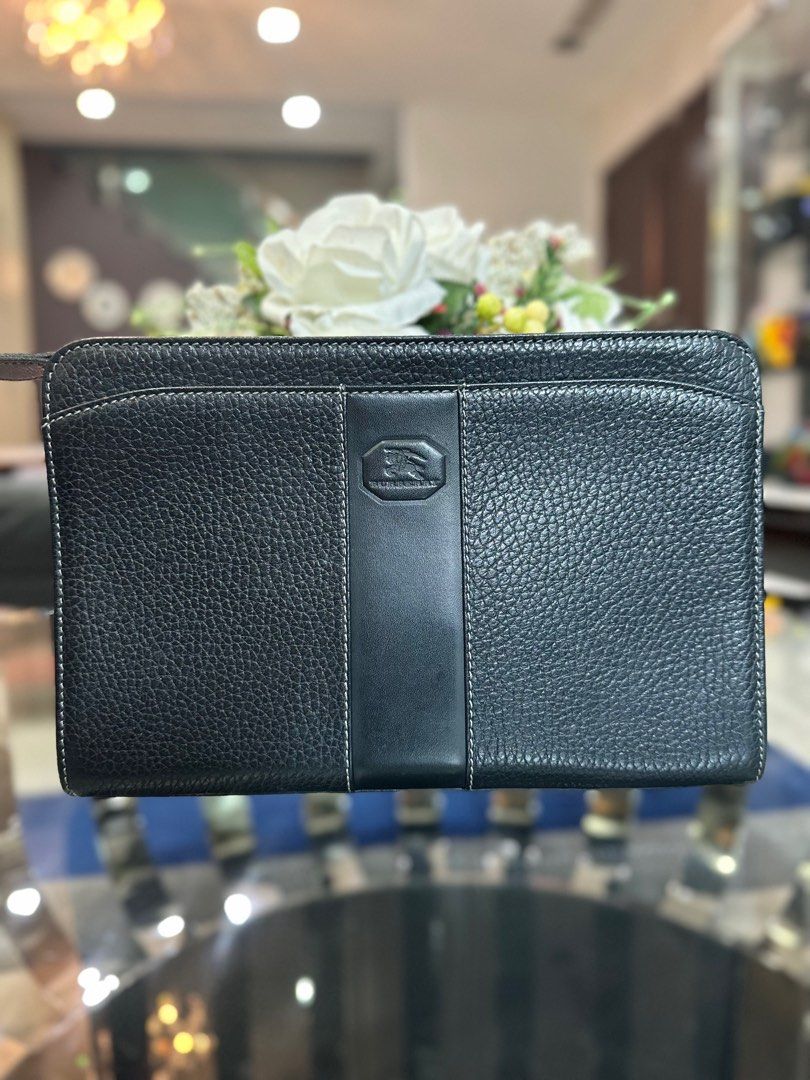 Burberry Vintage Leather Clutch